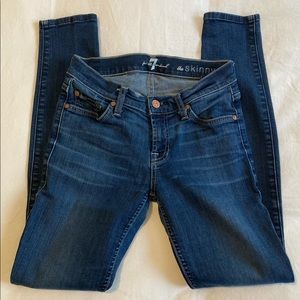 7 for all mankind the skinny jeans